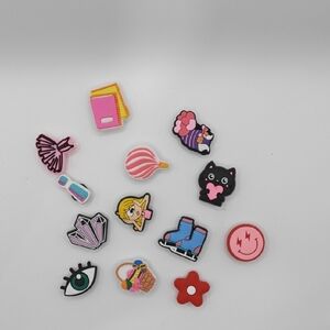 Colorful Shoe Charms Set